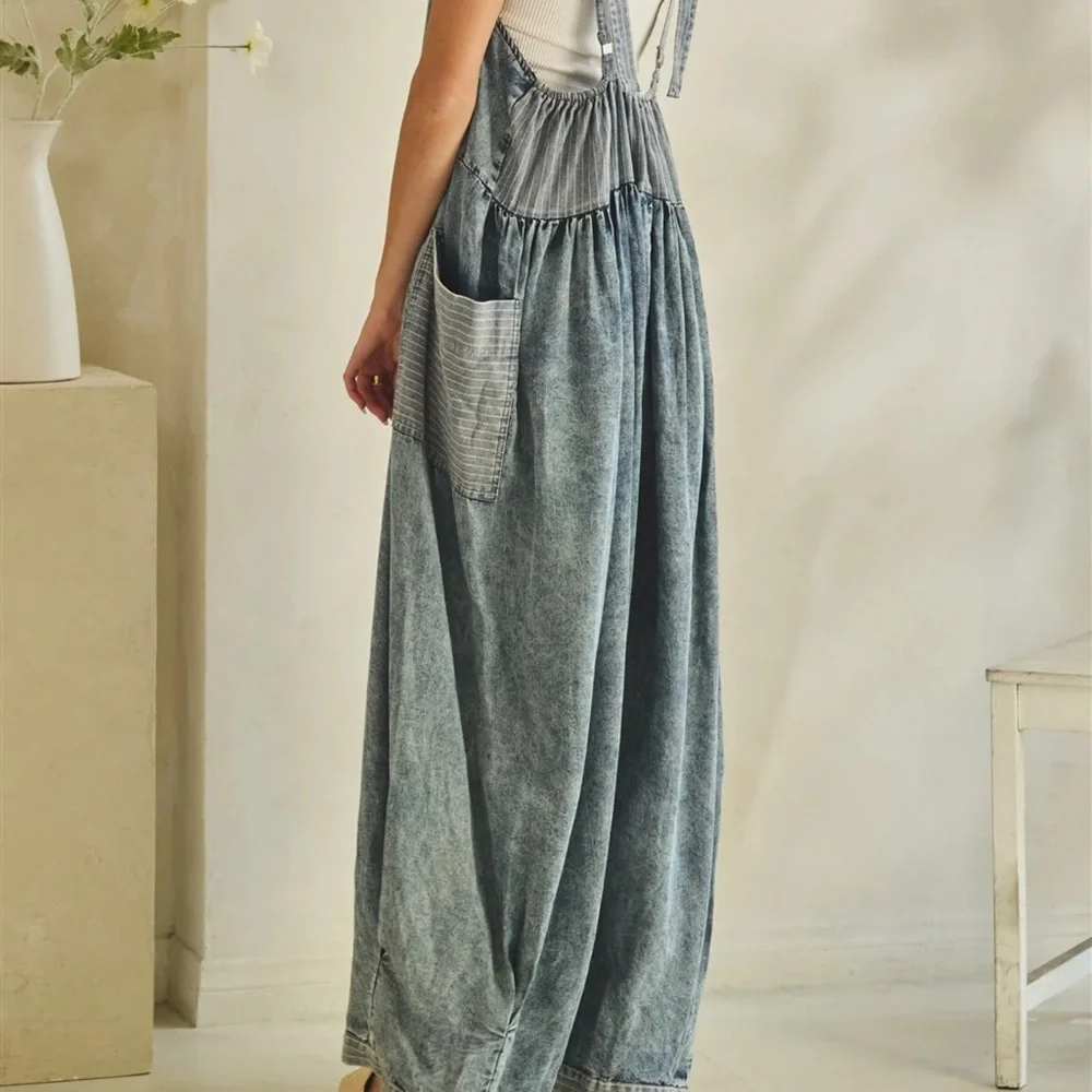 📦 💕 Oli & Hali Women's Blue Denim Jumpsuit - Picture 9 of 11